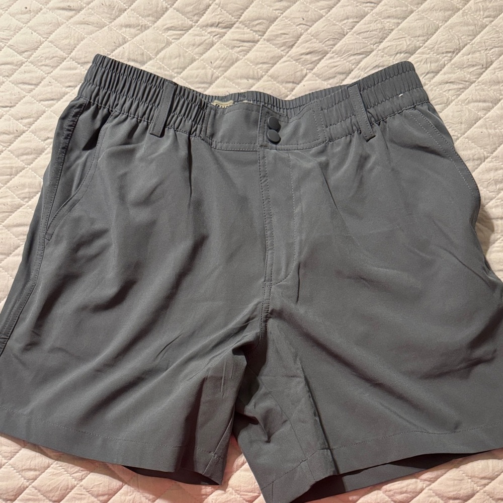 BURLEBO Men's Charcoal Athletic Shorts